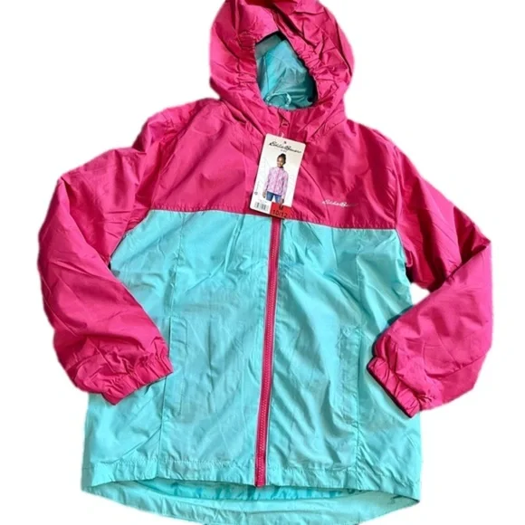 Eddie Bauer Girl’s 3 in 1 Jacket Coat Pink Size 10/12 NEW - Picture 1 of 10